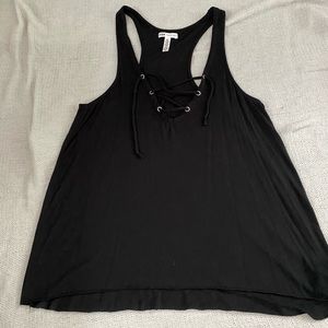 Tank top front tie